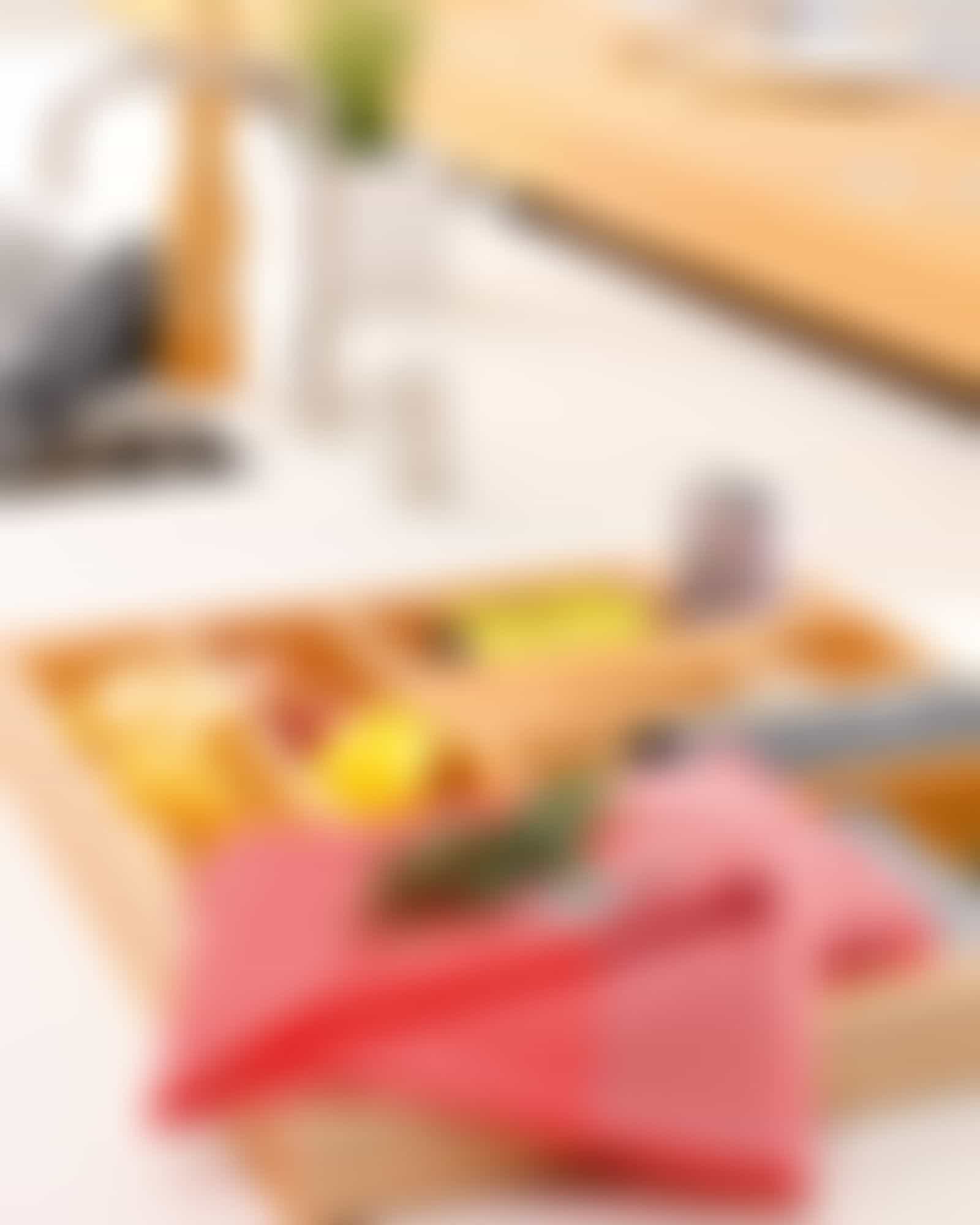 Cawö Küchenhandtücher Cuisine Two-Tone 590 - Farbe: graphit - 70 - 50x50 cm Detailbild 3