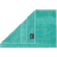 Cawö Handtücher Noblesse Uni 1001 - Farbe: smaragd - 421 - Seiflappen 30x30 cm