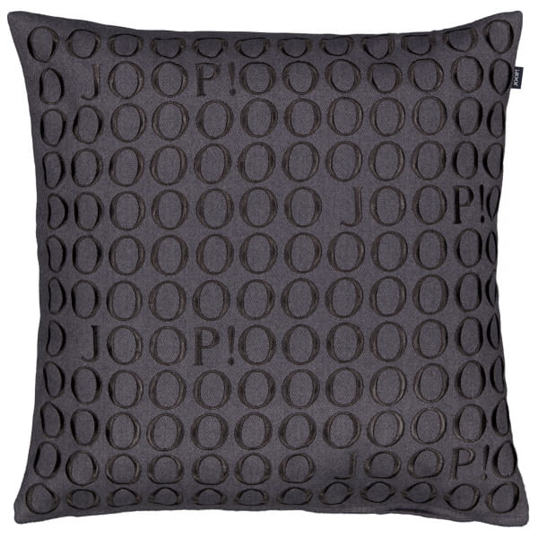 JOOP! Kissenhüllen Fine Signature - Farbe: Anthrazit - 012 - 50x50 cm