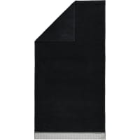 Möve Brooklyn Uni - Farbe: black - 199 (1-0669/8970) - Gästetuch 30x50 cm