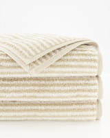 Cawö Handtücher Two-Tone Stripes 480 - Farbe: sand - 33 - Duschtuch 80x150 cm Cawö Handtücher Two-Tone Stripes 480 - Farbe: sand - 33 - Duschtuch 80x150 cm