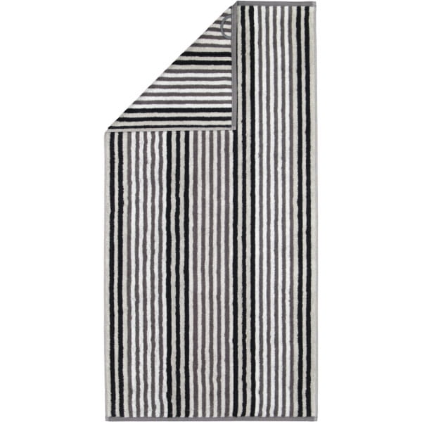 Cawö Handtücher Delight Streifen 6218 - Farbe: platin - 77 Gästetuch 30x50 cm