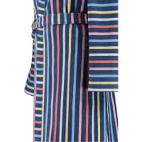 Cawö Damen Bademantel Kimono 3343 - Farbe: blau-multicolor - 12 - L