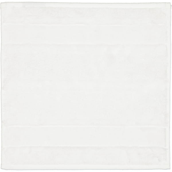 Cawö - Noblesse2 1002 - Farbe: 600 - weiß - Seiflappen 30x30 cm