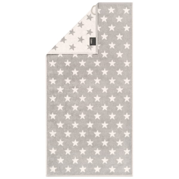 Cawö Handtücher NEW STARS Sterne klein 6261 - Farbe: platin/weiß - 76 - Sei günstig online kaufen