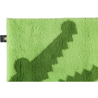 Rhomtuft - Badteppich Croc - Farbe: apfel/lind - 1207 70x130 cm