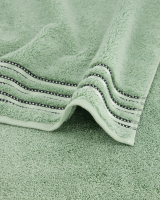 Vossen Handtücher Cult de Luxe - Farbe: soft green - 5305 - Waschhandschuh 16x22 cm
