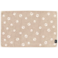 Cawö Badematten WE LOVE DOGS Paws 6247 - Farbe: natur/beige - 33 - 50x80 cm