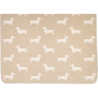 Cawö Wohndecken WE LOVE DOGS 62460 - Farbe: natur/beige - 33 - 150x200 cm