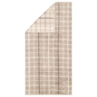 JOOP! Handtücher Contour Checked 1715 - Farbe: Taupe - 73