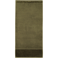 Möve Handtücher Bamboo luxe - Farbe: olive - 670 - Seiflappen 30x30 cm