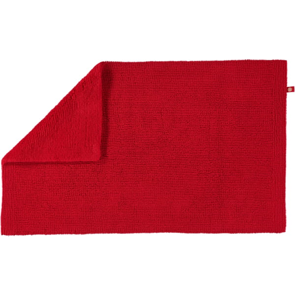 Rhomtuft - Badteppich Pur - Farbe: carmin - 18 50x75 cm