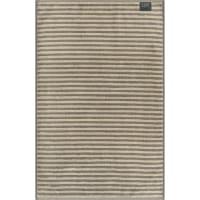 Cawö Badematten Two-Tone Stripes 480 - Farbe: graphit - 70 - 50x80 cm