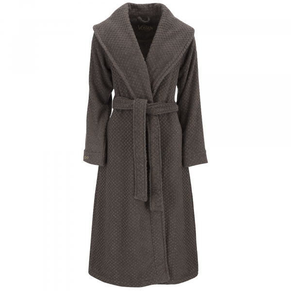 Vossen Bademäntel Damen Schalkragen Golden Century - Farbe: slate grey - 7420