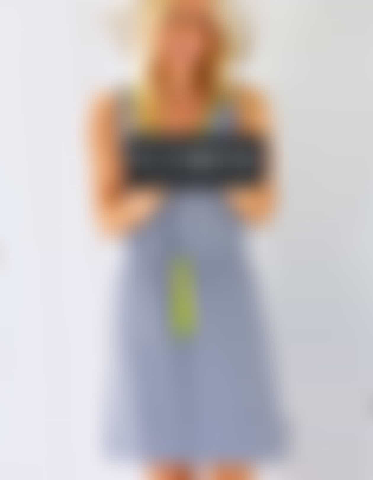 Cawö - Strandkleid 9306 - Farbe: blau-koralle - 12 XS Detailbild 3 Cawö - Strandkleid 9306 - Farbe: blau-koralle - 12 XS Detailbild 3