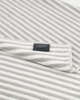 Cawö Badematten Two-Tone Stripes 480 - Farbe: platin - 76 - 50x80 cm