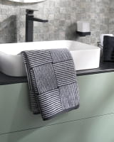 Cawö Handtücher Black&amp;White Chess 6281 - Farbe: schwarz/weiß - 96