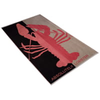 Vossen Strandtücher Absolutely Lobster - Farbe: schwarz - 0004 - 100x180 cm