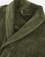 Vossen Bademäntel unisex Schalkragen Feeling-L - Farbe: mud green - 5830
