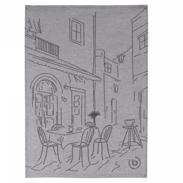 bugatti Geschirrtücher Nocciola - Farbe: urban grey - 0003 - 50x70 cm