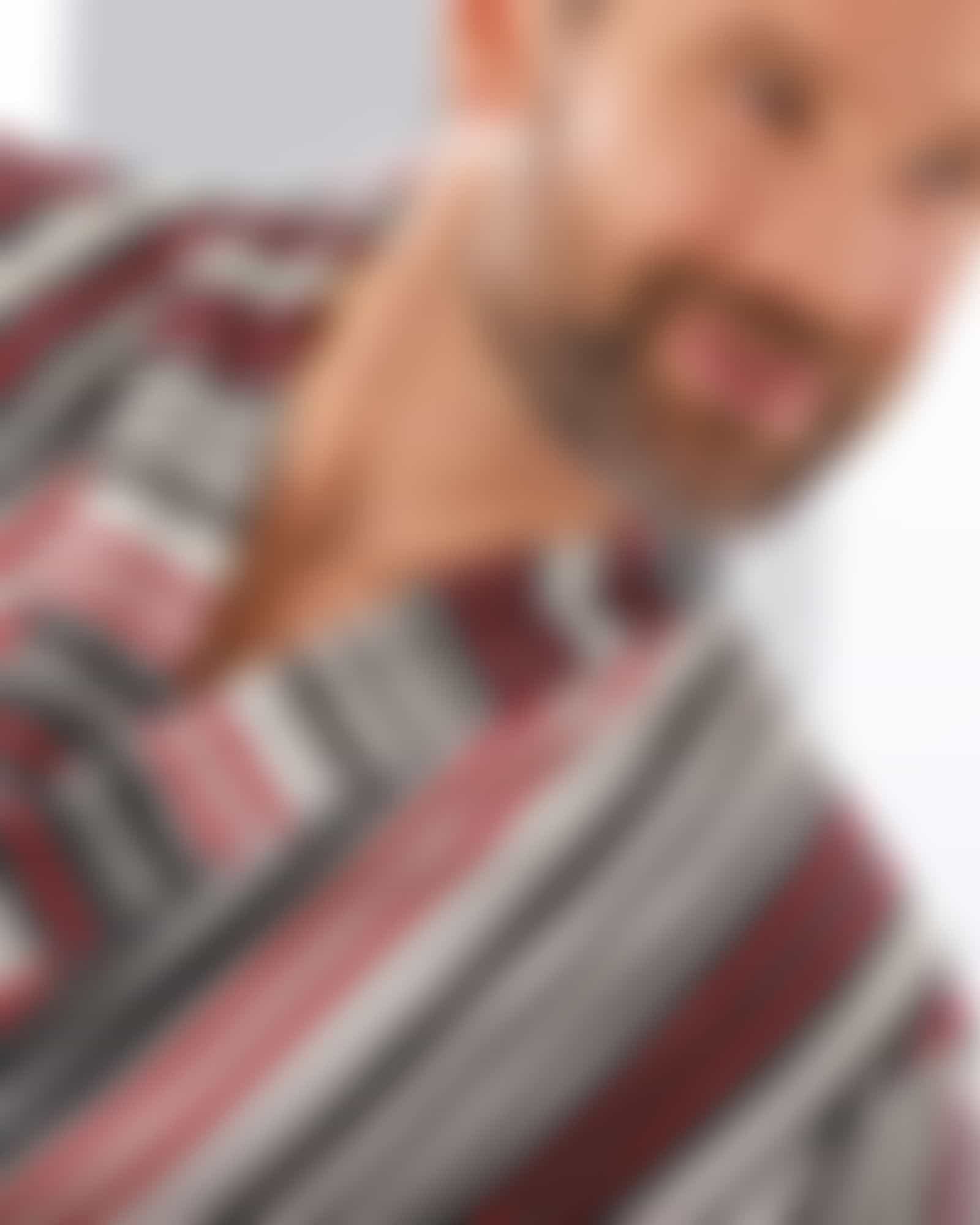 Cawö Herren Bademantel Kimono 4852 - Farbe: graphit-rot - 77 - M Detailbild 1 Cawö Herren Bademantel Kimono 4852 - Farbe: graphit-rot - 77 - M Detailbild 1