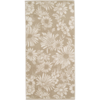 Cawö Handtücher Luxury Home Two-Tone Edition Floral 638 - Farbe: sand - 33 - Duschtuch 80x150 cm