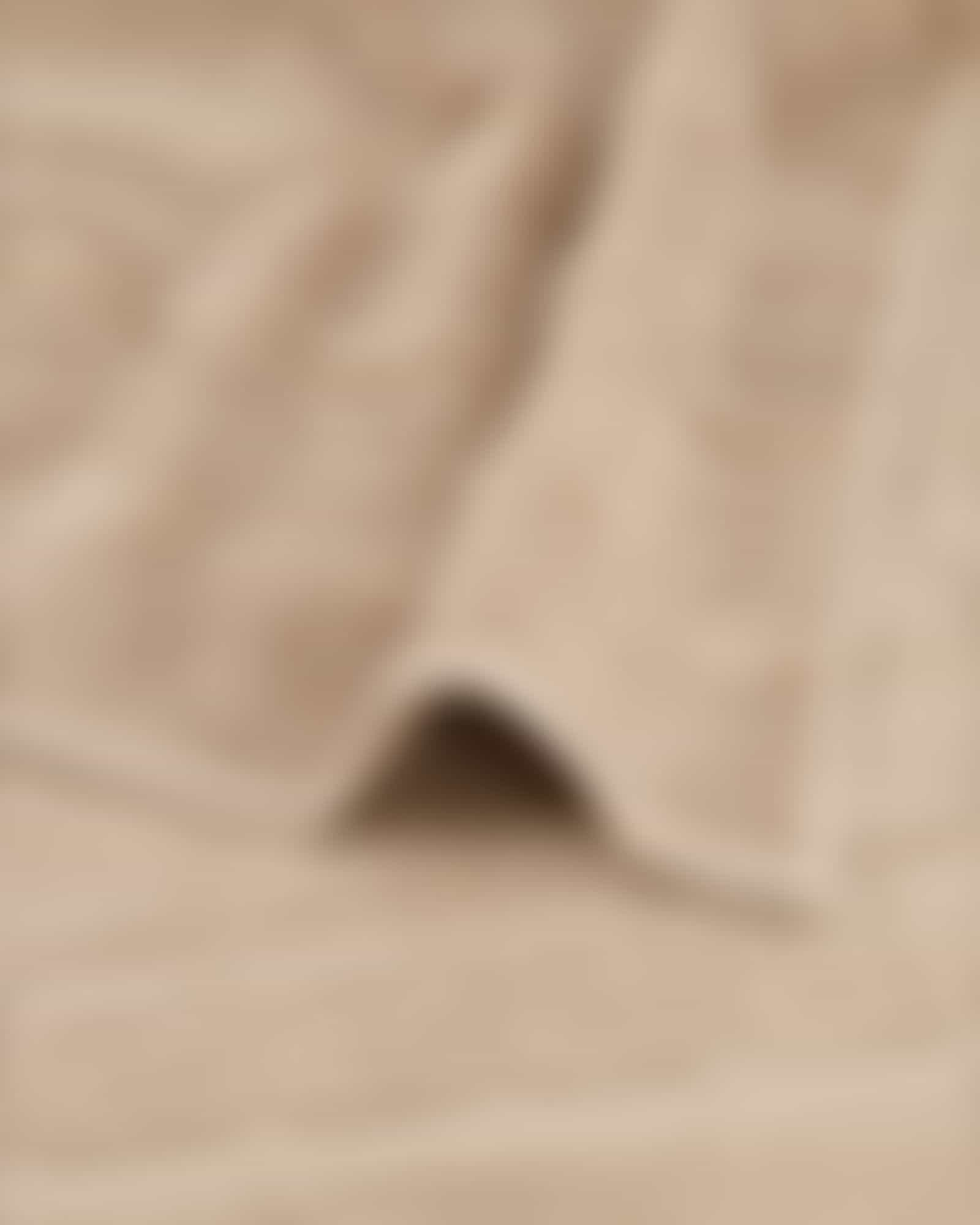 Cawö - Noblesse Uni 1001 - Farbe: 375 - sand - Duschtuch 80x160 cm Detailbild 1