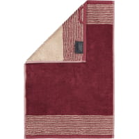 Cawö Handtücher Luxury Home Two-Tone 590 - Farbe: bordeaux - 23 - Waschhandschuh 16x22 cm