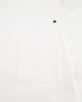 Vossen Bademäntel unisex Kurzmantel Rom - Farbe: weiß - 0300