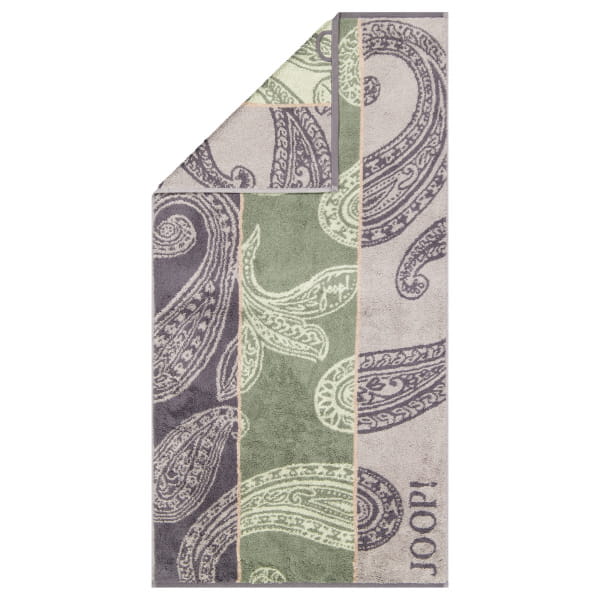 JOOP! Handtücher Contour Paisley 1714 - Farbe: Oliv - 47 - Handtuch 50x100 cm