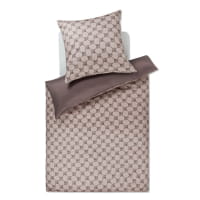 JOOP! Bettwäsche Cornflower Double 4083 - Farbe: Taupe - 17 - Kissen 80x80 cm