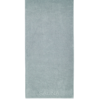 Cawö Saunatücher Pure 6501 - Farbe: mystic green - 426 - 80x200 cm