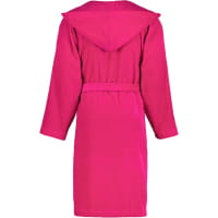 Vossen Bademäntel unisex Kurzmantel mit Kapuze Texas - Farbe: cranberry - 3770 - XS