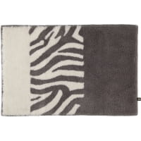 Rhomtuft - Badteppiche Zebra - Farbe: kiesel/weiss - 1401 - 50x65 cm