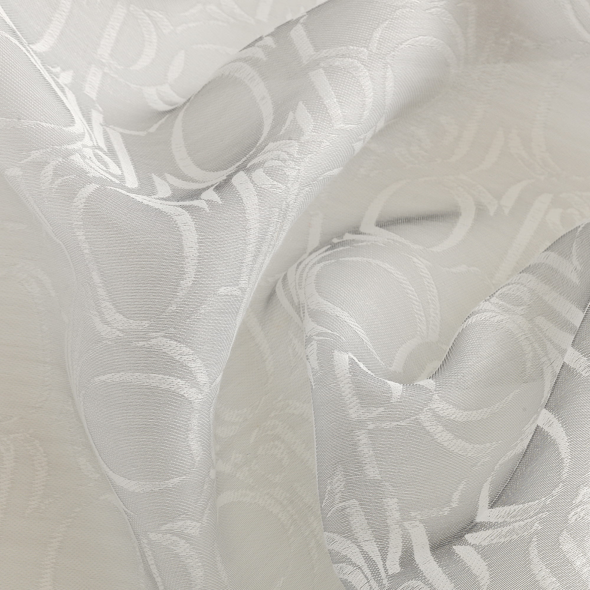 JOOP! Vorhang Gardine Ornament Allover - verdecktes Schlaufenband - Größe:  130x250 cm - Farbe: Grau | Vorhänge | Wohnen