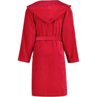 Vossen Bademäntel unisex Kurzmantel mit Kapuze Texas - Farbe: rubin - 3900 - L