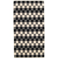 Cawö Handtücher Natural Karo 6217 - Farbe: natur-schwarz - 39 - Duschtuch 80x150 cm