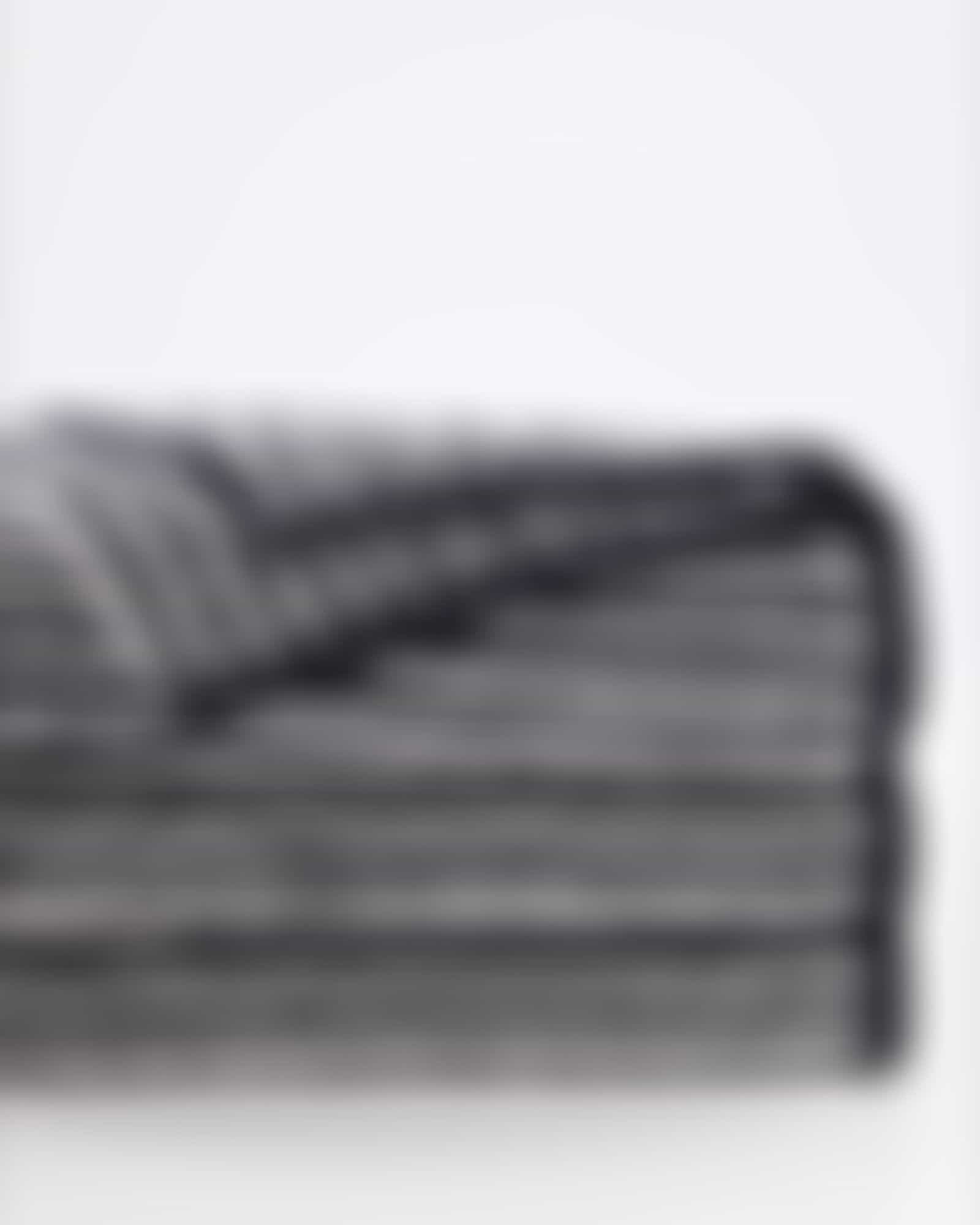 Cawö Zoom Streifen 121 - Farbe: schwarz - 97 - Handtuch 50x100 cm