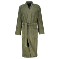 Cawö Bademäntel Herren Kimono Cord-Optik 6540 - Farbe: field - 453