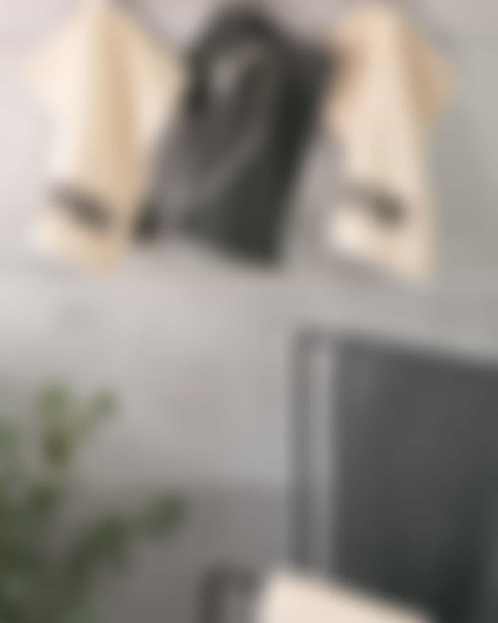 Cawö Seiftücher Heart Beats You & Me 6285 - Farbe: natur/basalt - 37 - 30x30 cm Detailbild 2