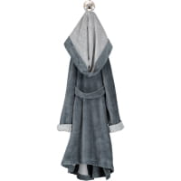 Esprit Damen Bademantel Cosy Kapuze - Farbe: grey - 003 - XL