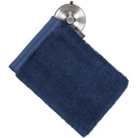 Vossen Handtücher Vegan Life - Farbe: marine blau - 493 - Waschhandschuh 16x22 cm