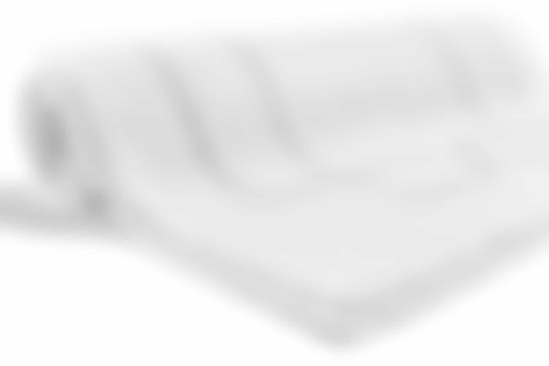 Rhomtuft RHOMY - Badteppich Classic 258 - Farbe: weiß/silberlurex - 151 50x60 cm Detailbild 1