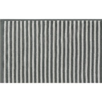 Cawö Badematten Two-Tone Stripes 480 - Farbe: schiefer - 77 - 50x80 cm