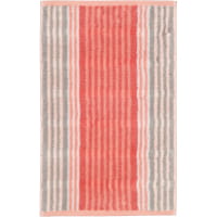 Cawö Handtücher Noblesse Harmony Streifen 1085 - Farbe: koralle - 27 - Gästetuch 30x50 cm