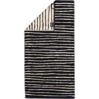 Cawö Handtücher Loft Lines 6225 - Farbe: schwarz - 39 - Gästetuch 30x50 cm