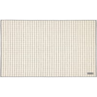 Möve - Eden - Badteppich Kästchenstruktur - Größe: 60x100 cm - Farbe: natur - 869 (1-0347/8127)