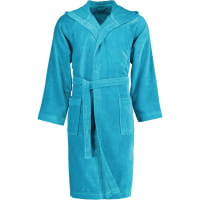 Vossen Bademäntel unisex Kurzmantel mit Kapuze Texas - Farbe: lagoon - 5890 - XL