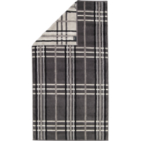 Cawö Handtücher Noblesse Check 1089 - Farbe: anthrazit - 77 - Handtuch 50x100 cm