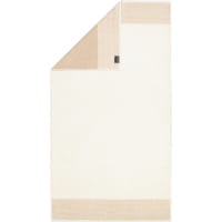 Cawö Handtücher Luxury Home Two-Tone 590 - Farbe: natur - 36 - Waschhandschuh 16x22 cm